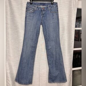 Source Unknown Women's Light Blue Flared Jeans